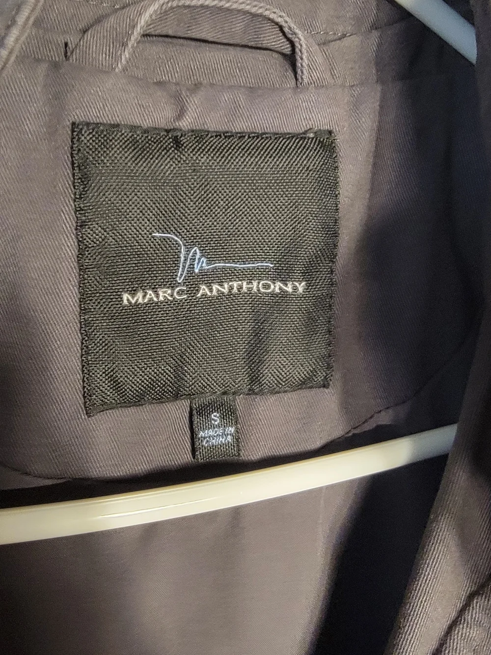 Marc Anthony Dark Gray Military Field Jacket